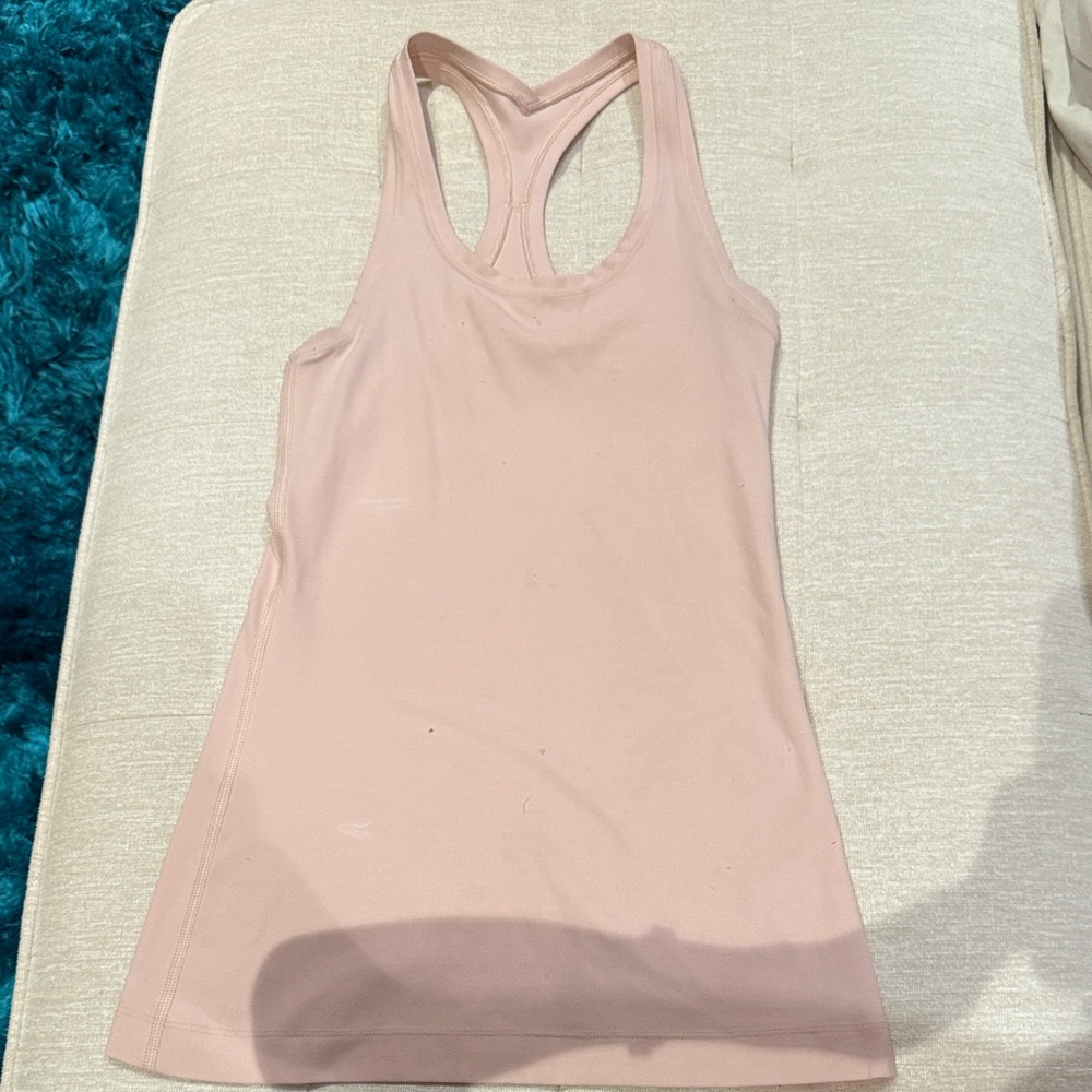 Lululemon baby pink NULU tank (0)